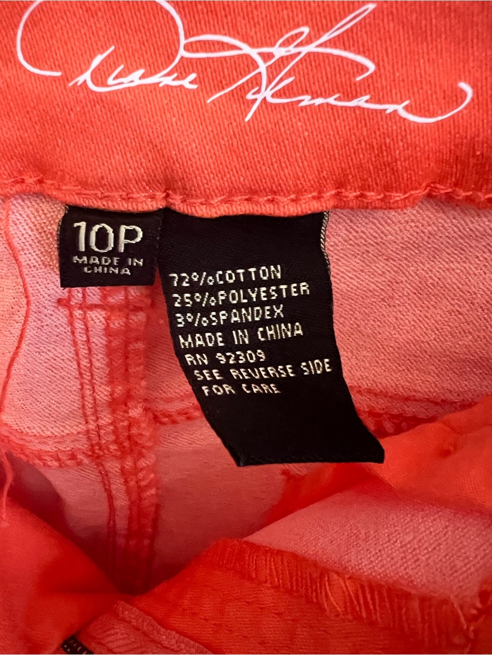 Coral-Orange Women's Bottoms